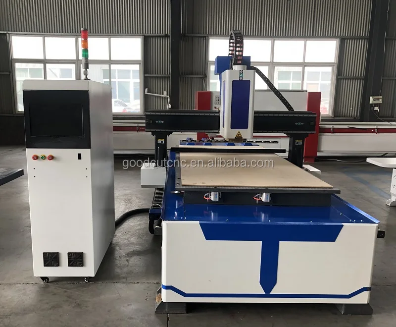 

linear atc automatic tool change spindle cnc wood slab cutting machine