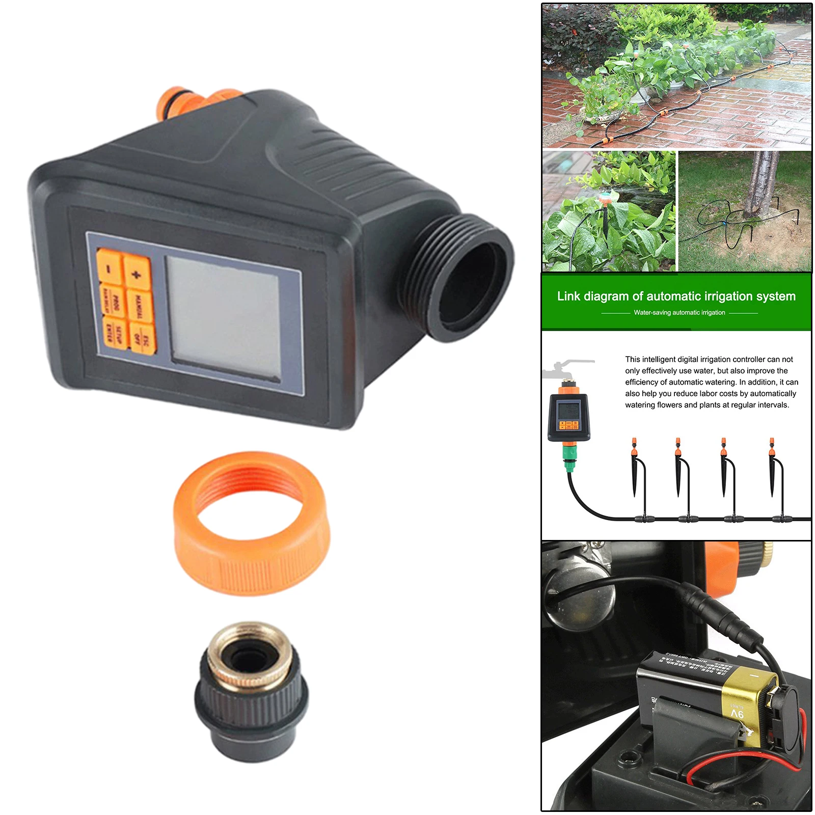 Hose Watering Timer Digital Irrigation Control Device Water Saving | Дом и сад