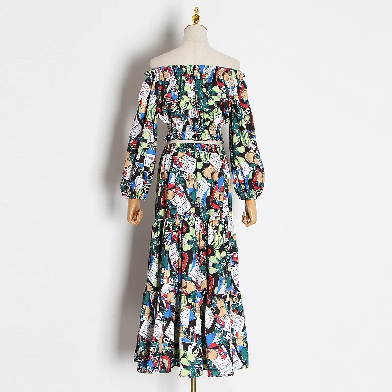 TWOTWINSTYLE комплект из двух предметов с принтом хит цвета женский короткий топ