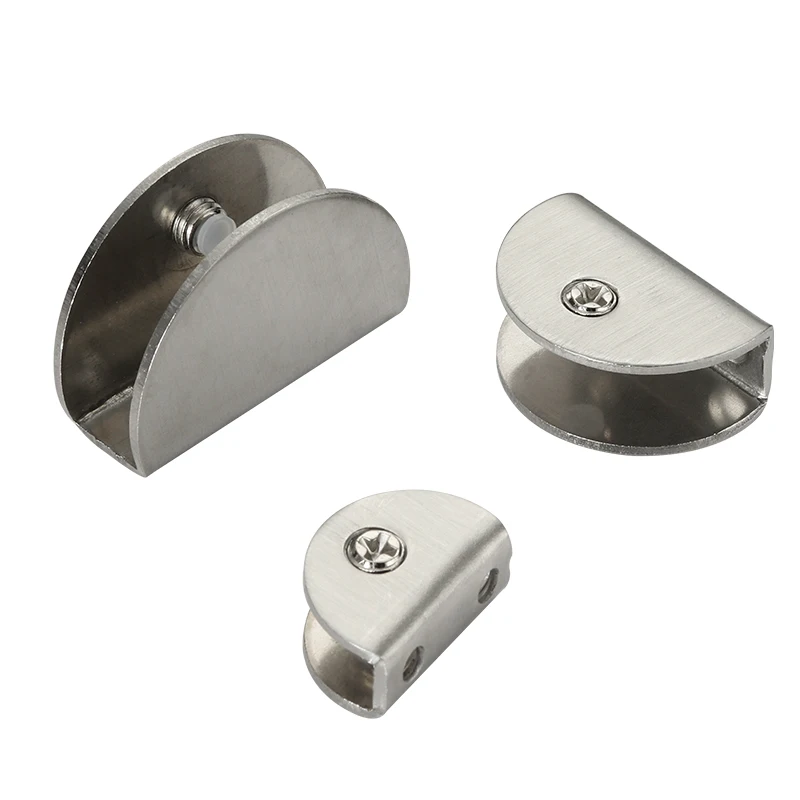 2 шт. стеклянные зажимы из нержавеющей стали фиксированные кронштейны настенные