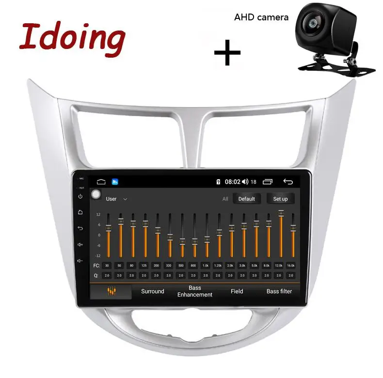 Standard with AHD Idoing 10," Автомобильный Радио Мультимедиа Android видео плеер навигация gps для Solaris 1 2 hyundai Accent Verna 2012 Sedan No 2din DVD - Цвет: Standard with AHD