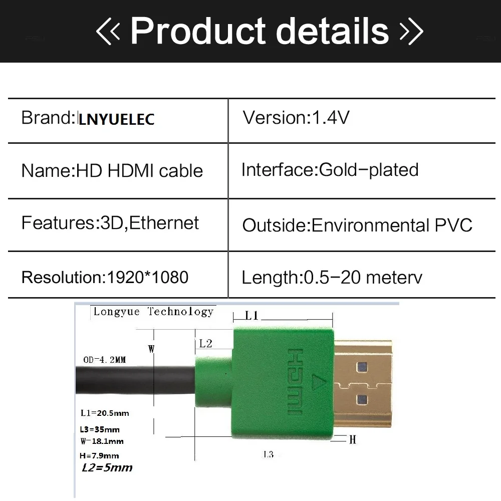 Тонкий HDMI кабель 200 шт./лот 6 футов = 2 м с Ethernet 1 4 для HD TV/Xbox 360 / PS3 Playstation 3 SkyHD Blu Ray DVD|hdmi