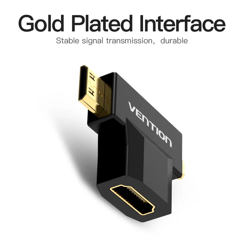 Адаптер Vention Mini / Micro HDMI в 2 1 конвертер Папа-мама с 3D 1080P для ТВ монитора проектора