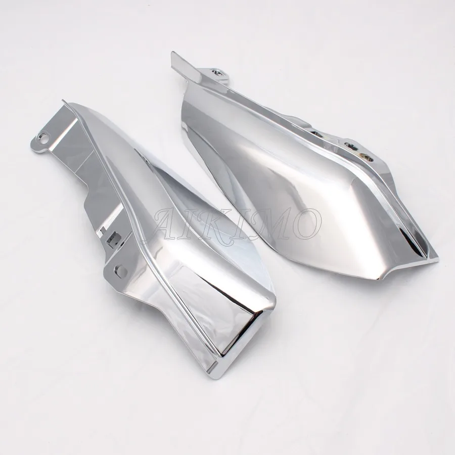 Хромированный теплозащитный воздушный дефлектор средней рамки для Harley Touring Electra