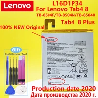 new original lenovo tab4 8 tb 8504n tb 8504f tab4 8 plus tb 8704x 4850mah l16d1p34 tablet battery