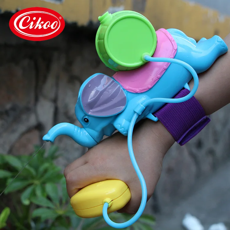 Для детей на лето игрушки распыления воды слон играть водные молоток водяной