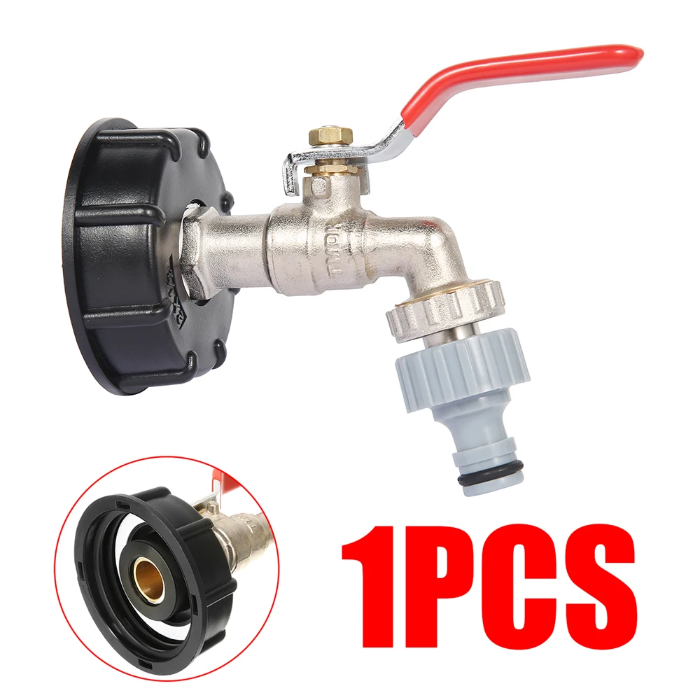 Переходник для резервуара IBC с шаровым отверстием на латунный сменный клапан