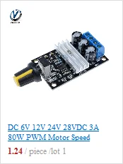 Двойной BTS7960B DC 43A Драйвер шагового двигателя h-мост ШИМ управление скоростью двигателя для Arduino Smart Car