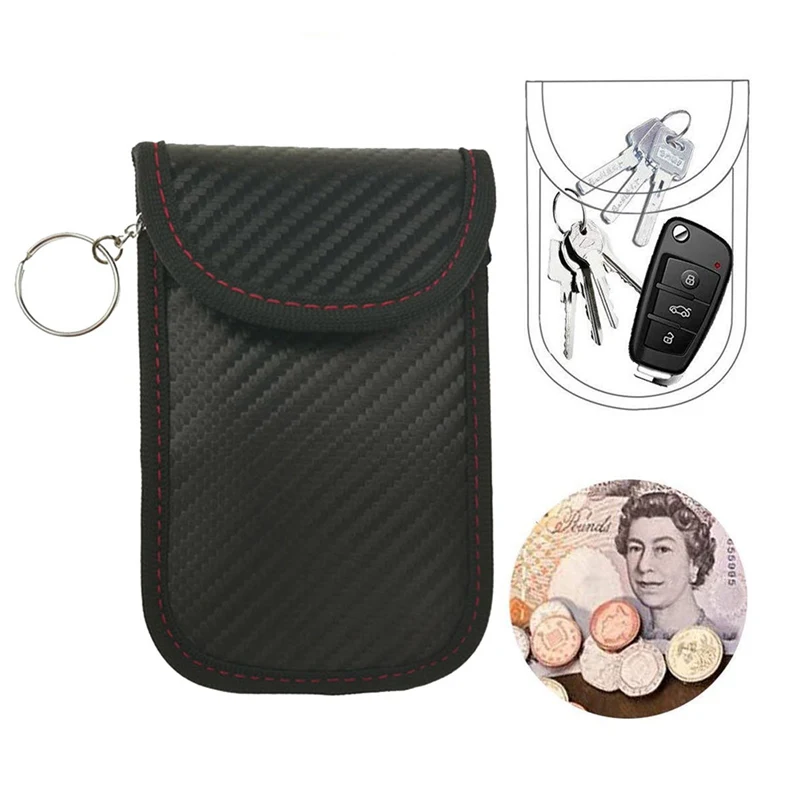 car key Bag Cover Signal Radiation Protection for Mercedes Benz GL63 GL-Class G65 G550 G350 E300 GLC GLC43 G350d EQA E43 | Автомобили и