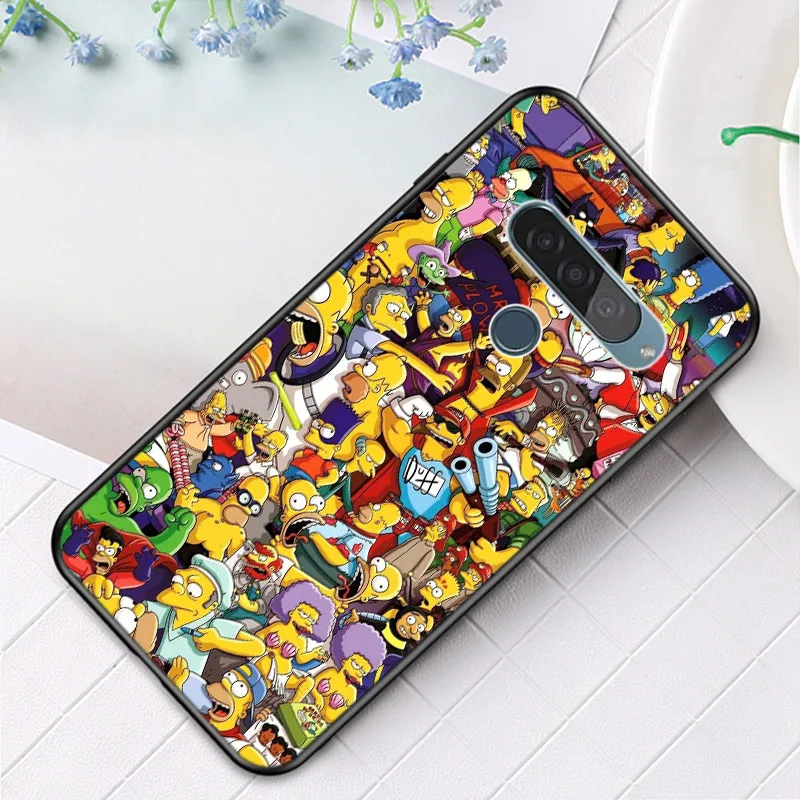 Чехол Cool The Simpsons для Google Pixel 6 Pro 5 5A 4 4A XL чехол LG Q60 V60 V50 V50S V40 V35 V30 черный мягкий