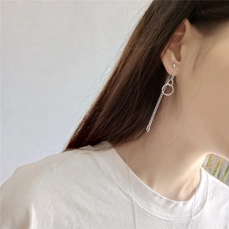 POFUNUO серьги-гвоздики из стерлингового серебра 925 пробы | Украшения и аксессуары