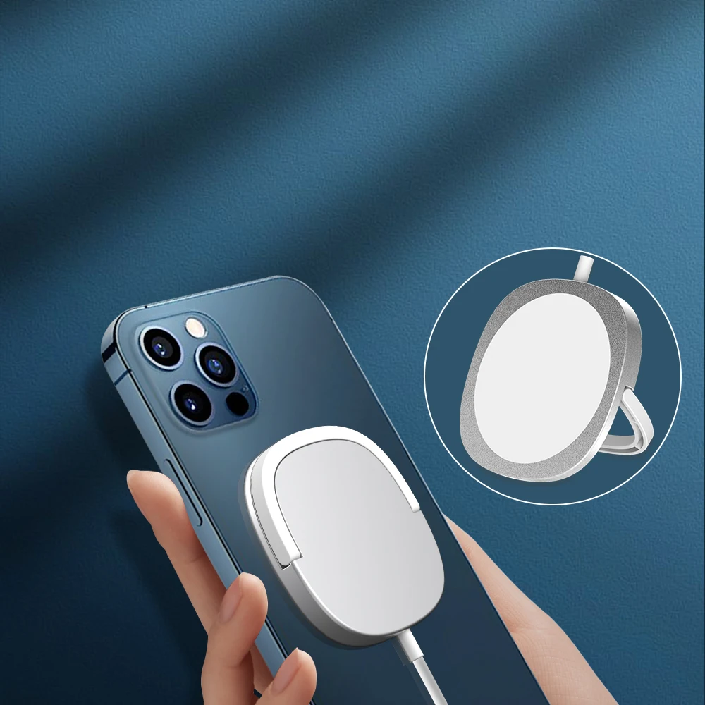 ring fast wireless charger smart quick qi 15w powerful charge full night ease magnetic support all phones auto attrac easy free global shipping