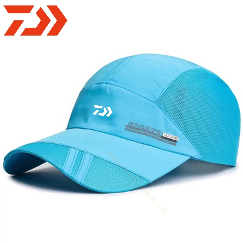 

Daiwa Outdoor Fishing Sun Hat 2020 Summer Men and Women Outdoor Mountaineering Embroidery Quick-drying Hat Sports Baseball Cap
