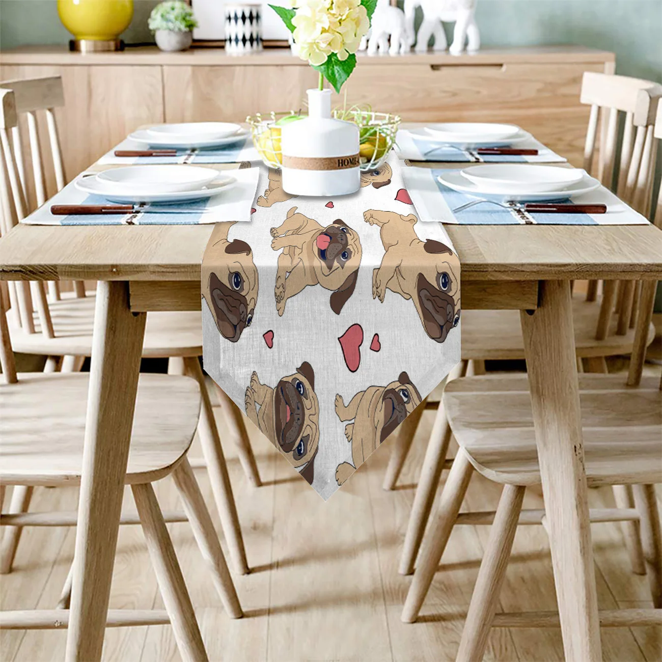 Скатерть с милым сердечком для свадебных торжеств праздничных мероприятий