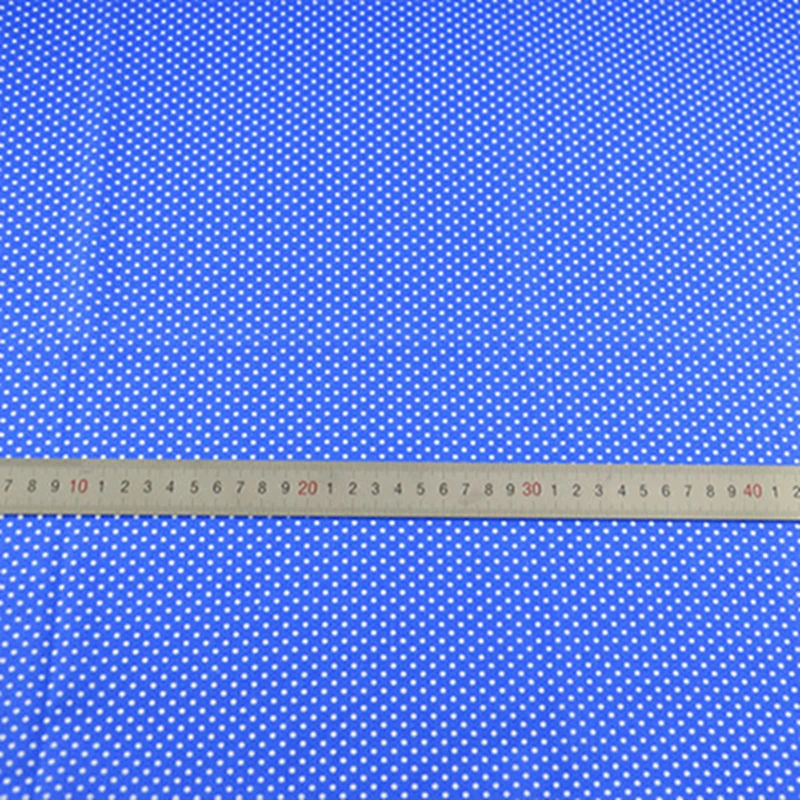 Teramila темно синий белый горошек хлопчатобумажный текстиль для шитья ткани дизайн
