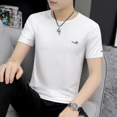 

Hong Kong style t-shirt men's loose clothes boys short-sleeved ins tide summer