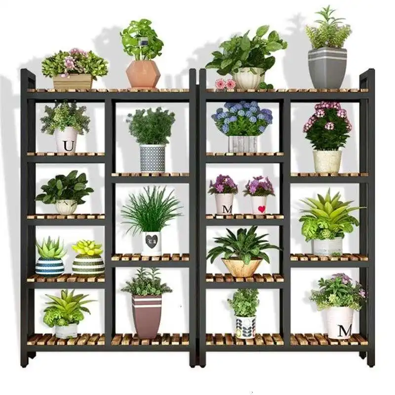 

Garden Shelves For Estanteria Para Plantas Pot Escalera Decorativa Madera Outdoor Flower Stand Rack Stojak Na Kwiaty Plant Shelf