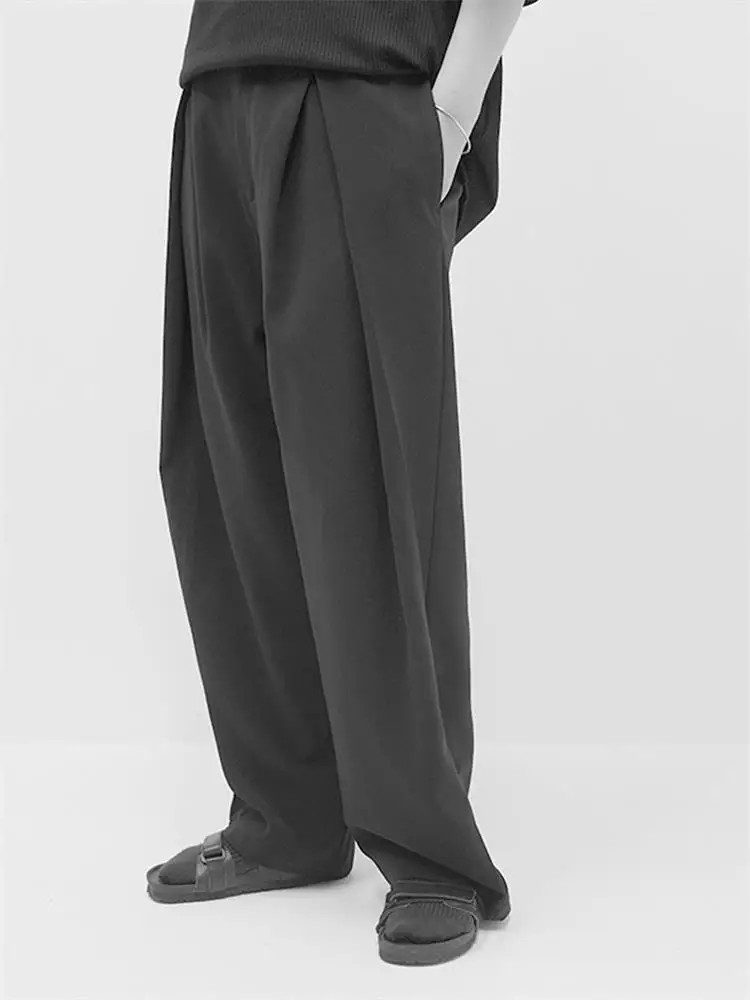Men's Suit Pants Straight Pants Spring And Autumn Classic Simple Dark Wind Fashion Leisure Large Pants