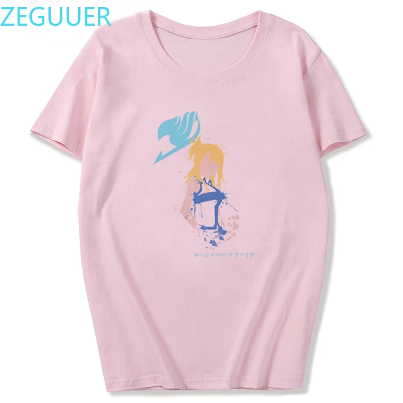Высококачественная уличная розовая футболка С небесным хвостом женская одежда