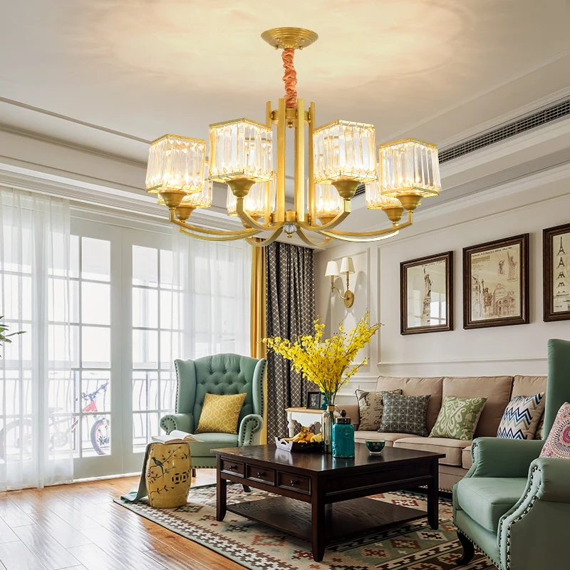 Хрустальная люстра европейская свеча люстры для ресторана спальни детской