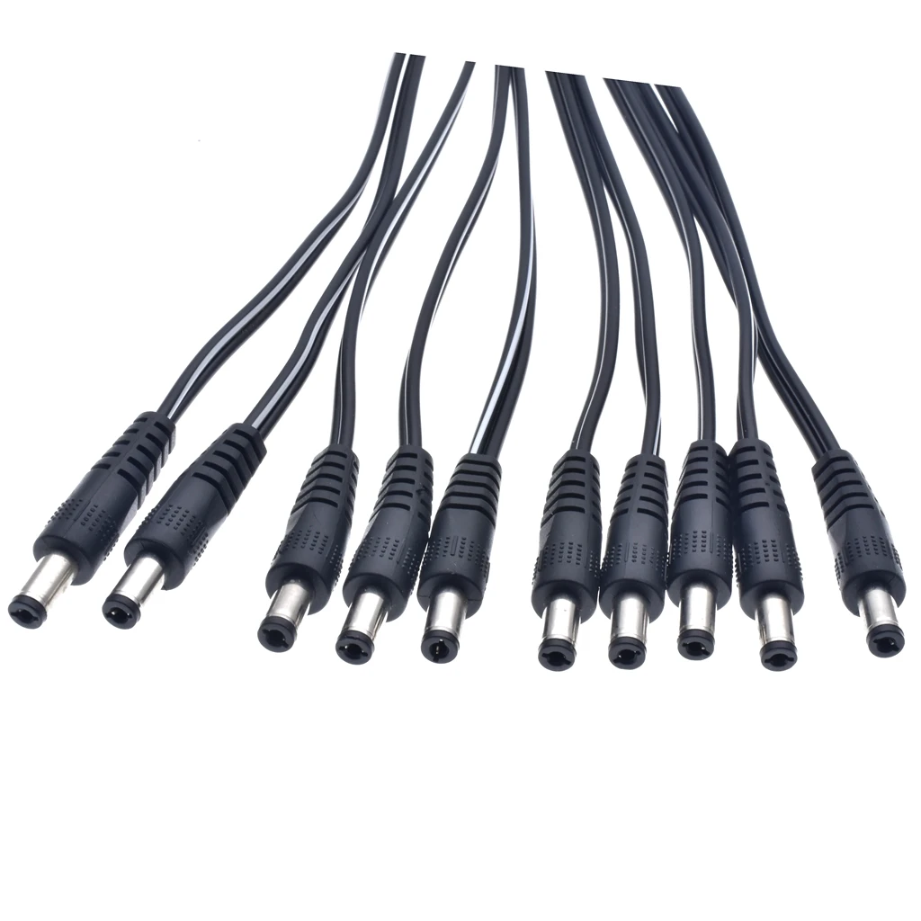 Адаптер питания постоянного тока с 1 гнездом на 10 штекерами переходник Штекерный