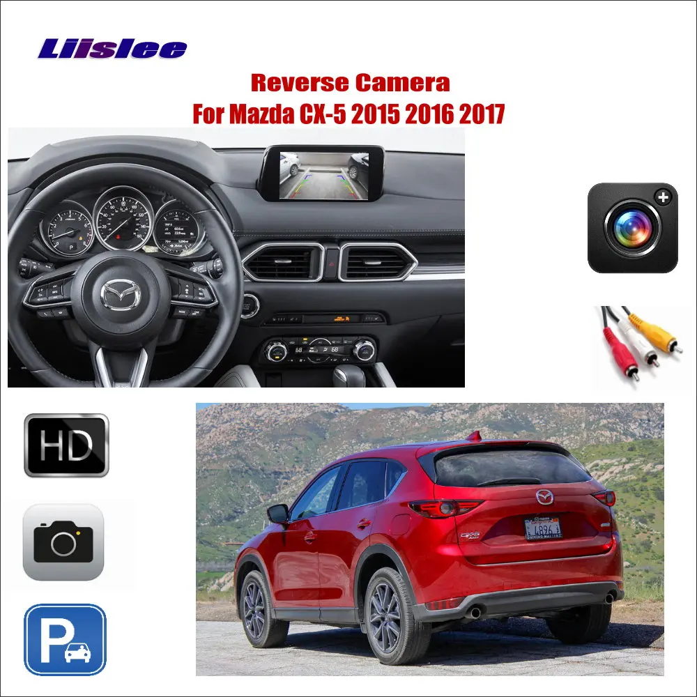 Задний вид автомобиля камера для Mazda CX 5 CX5 2012 2013 2014 Совместимость с оригинальным