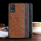 Роскошный кожаный чехол для Oppo Realme 8 Pro 5G 4G с деловым дизайном, чехол из ТПУ + ПК 2 в 1 из материала для Realme 8 5G 4G Чехол