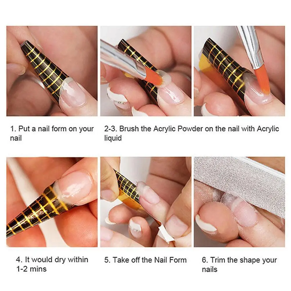 

Nail Art Crystal Powder Set Acrylic Powder Gel Polisher With Nail Brush File Nail Art Decoration Nail Extension Shape