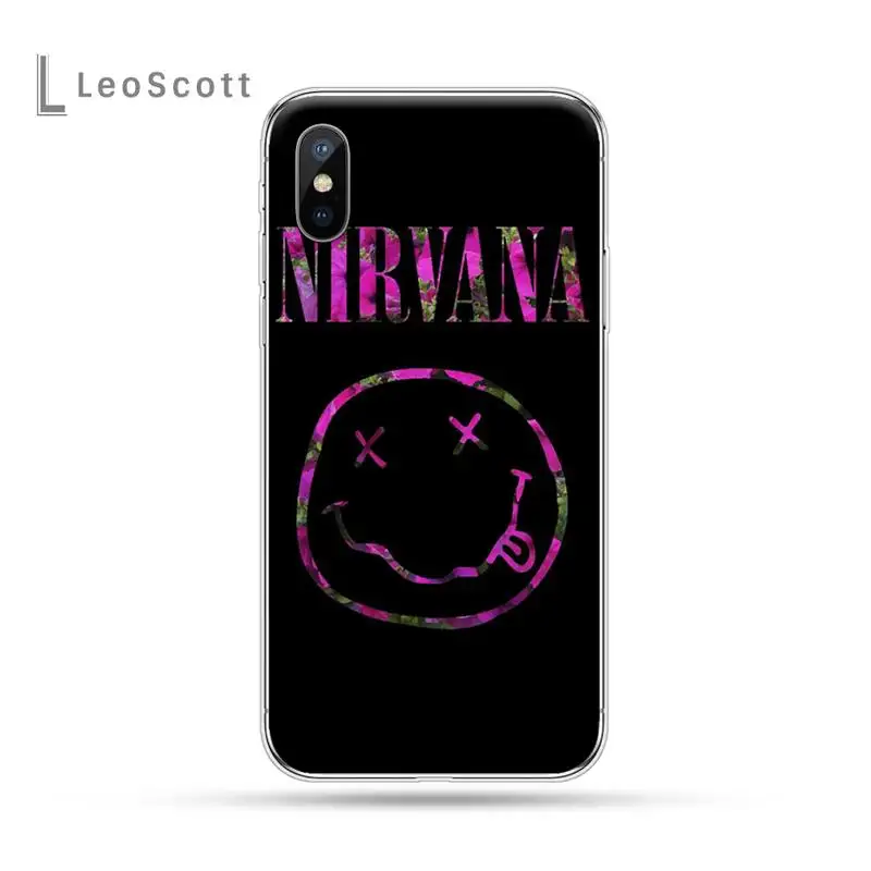 

Rock Band Nirvana Kurt Cobain Phone Case For iphone 12 5 5s 5c se 6 6s 7 8 plus x xs xr 11 pro max