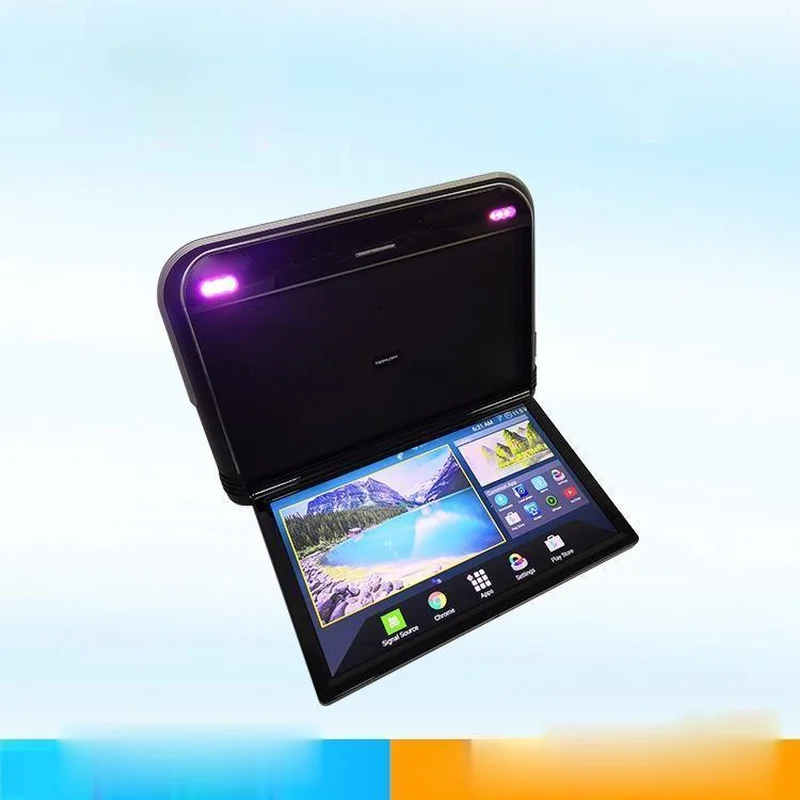 Светодиодный 17 3 дюймовый IPS HD откидной потолочный Android 8 0 автобусный монитор