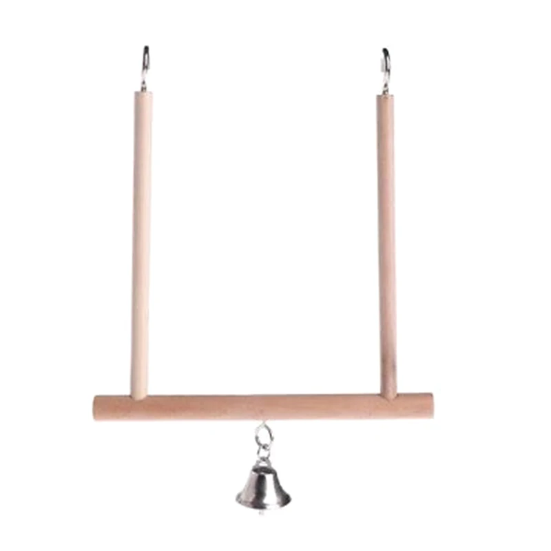 Деревянная клетка для птиц окунь подвесная деревянная жердочка игрушечный