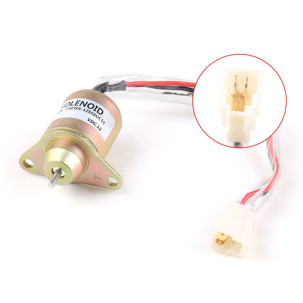 Двигатель Электромагнитная катушка выключения подачи топлива клапан 12V для Yanmar