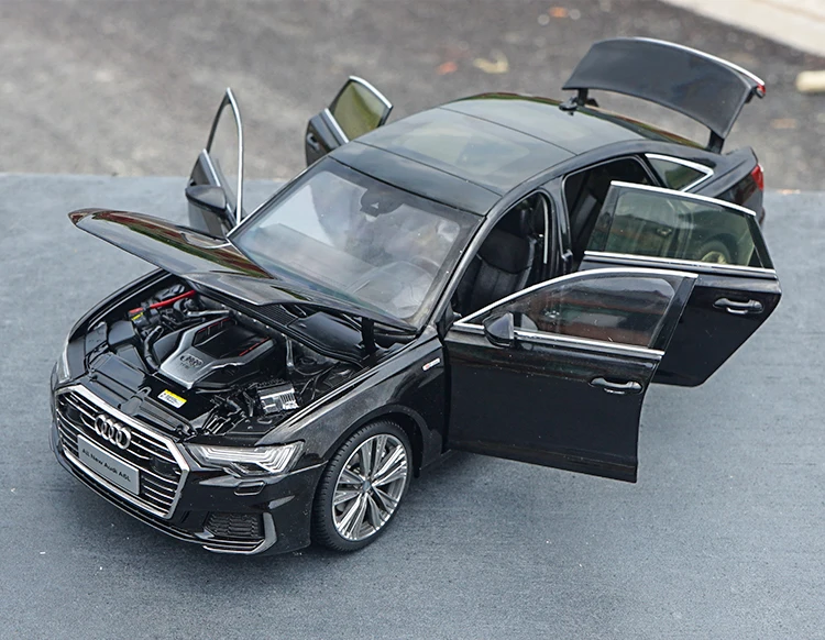 1/18 все новые Audi A6 A6L литая под давлением модель автомобиля игрушка мальчик подарочная Коллекция Черный