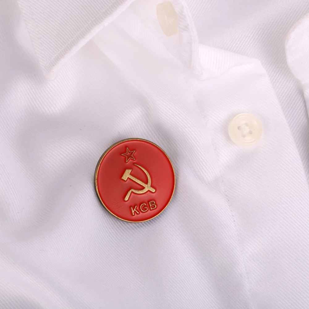 Значок KGB в русском стиле значок с красной звездой советский ЦПК|Броши| |