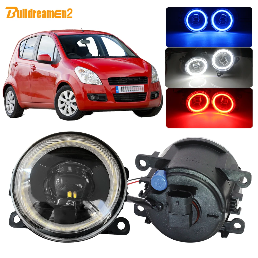 Buildreamen2 для Suzuki всплеск хэтчбек H11 светодиодный туман светильник комплект ангел