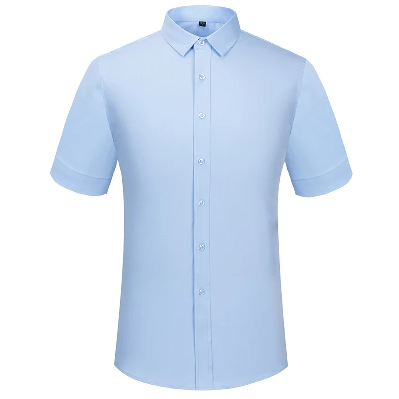 Высокое качество летняя рубашка для мужчин бамбуковое волокно мягкие