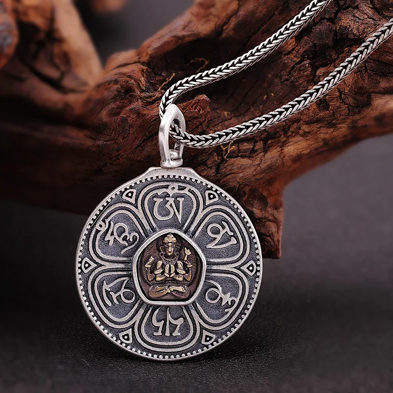 Буддистские подвески для мужчин и женщин с цифрой в виде цифр ОМ МАНИ ПАДМЕ ХУМ