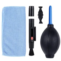 3in1 camera cleaning kit suit dust cleaner brush air blower wipes cloth kit for gopro for canon for nikon camcorder vcr