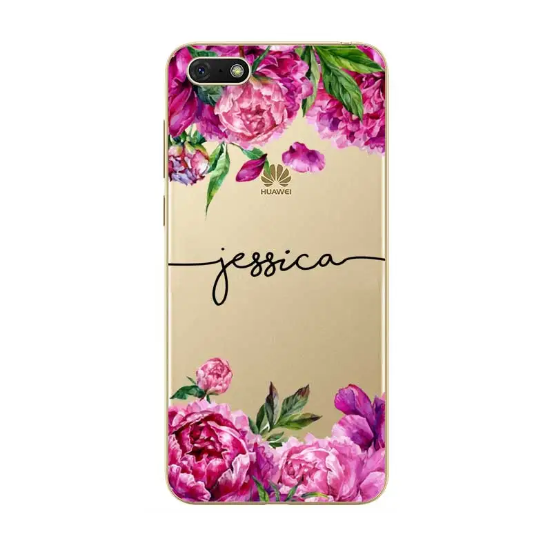 Luxurious Hot Custom Name DIY Case Cover For Huawei P8 P9 P10 P20 P30 Lite Pro P Smart Plus 2017 2019 Coque Capa |