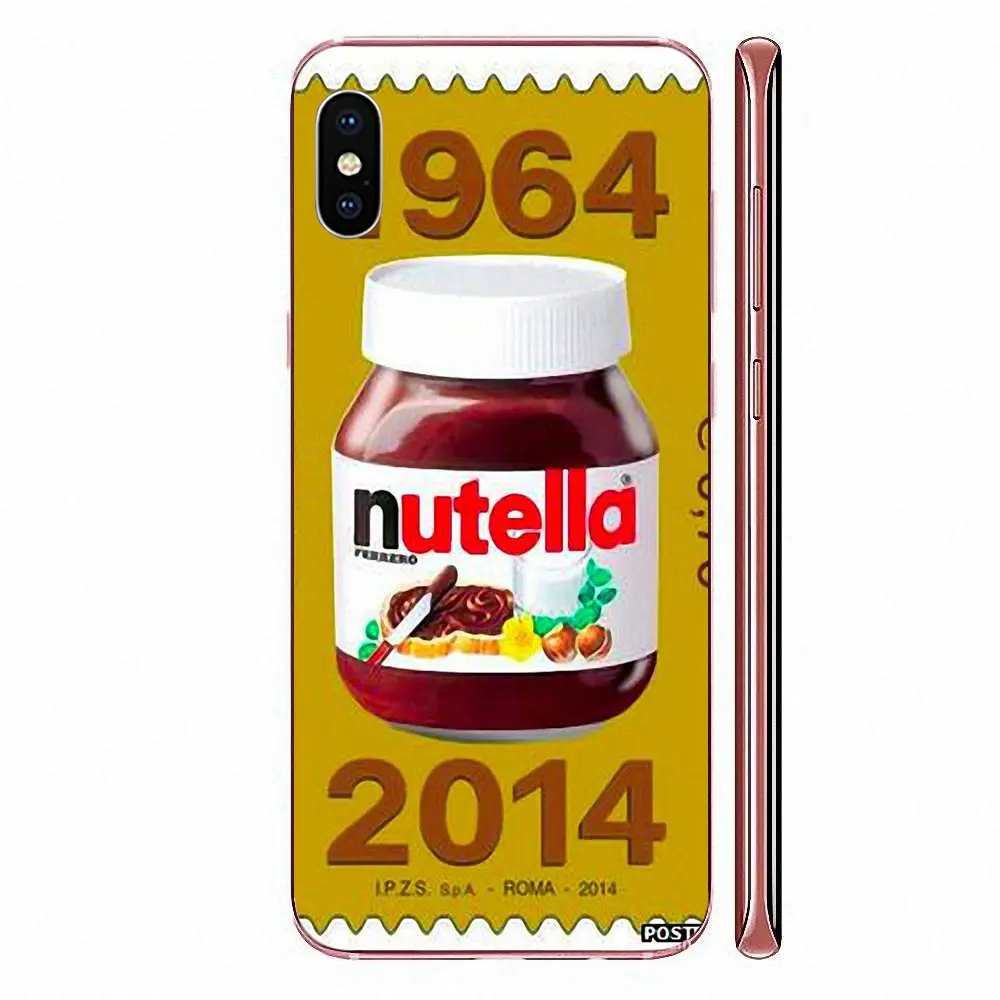 Nutella бутылка мягкий чехол для телефона с изображением цветов Samsung Galaxy J1 J3 J4 J5 J6 J7 A10