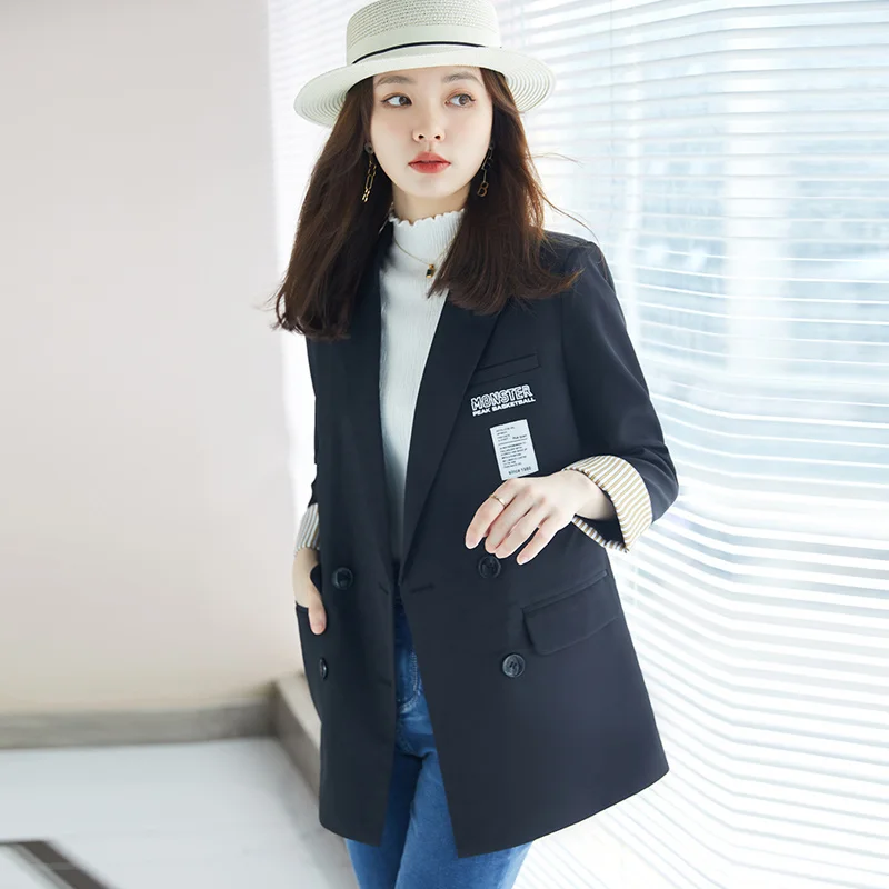 

Internet Celebrity Fried Street Small Suit Jacket for Women Spring and Autumn 2021 New Loose Youthful-Looking Design Sense Niche