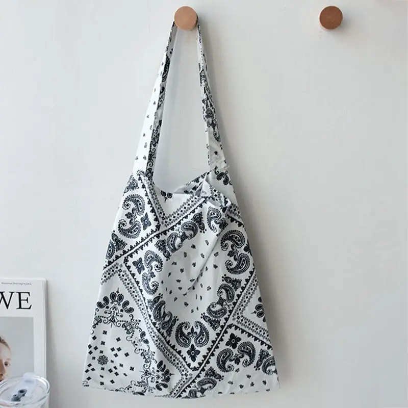 

Practical furniture Korean Cloth Bag INS New Fashion Student Women's Canvas Bag Big Capacity Diagonal Bag Shopping Bag