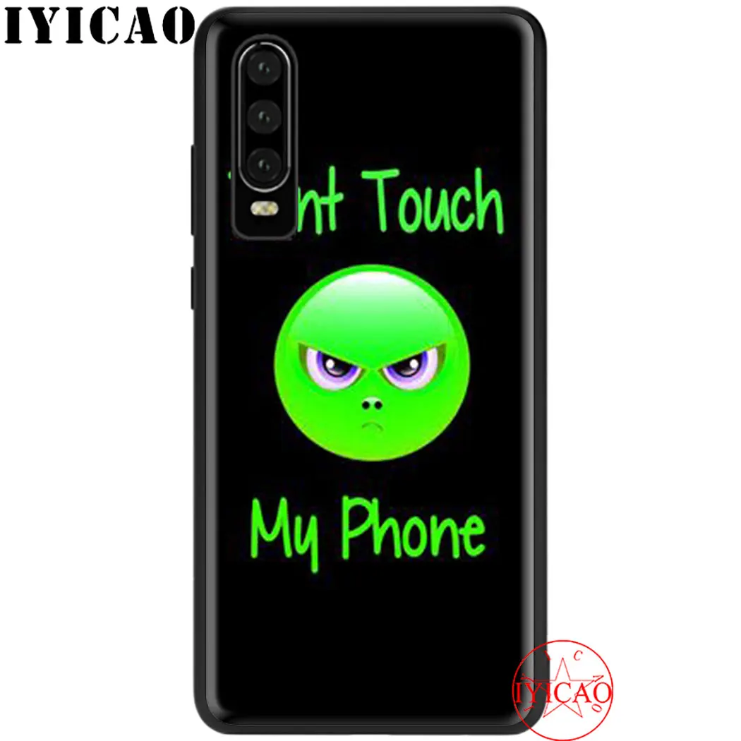 Don t touch my phone мягкий чехол для телефона huawei P8 P9 Lite Mini P10 P20 P30 Pro P Smart Z Cover | Мобильные