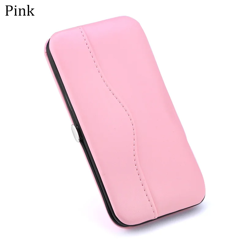 Makeup Eyelashes tweezer Tools Bag Eye Lash Extension Tweezers Case Cosmetic Tool Storage Box For tweezer kit - Цвет: Pink (only box)