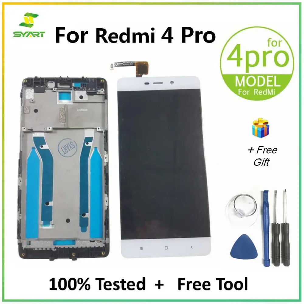 ЖК дисплей для Xiaomi Redmi 4 Pro дигитайзер сенсорного экрана в сборе с рамкой