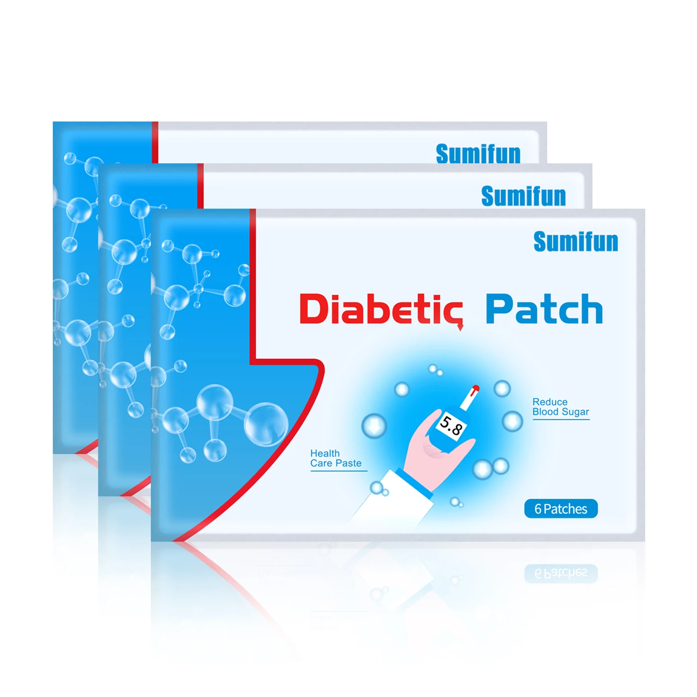 6 шт прибор для измерения уровня сахара в крови пластырь диабетиков присущая