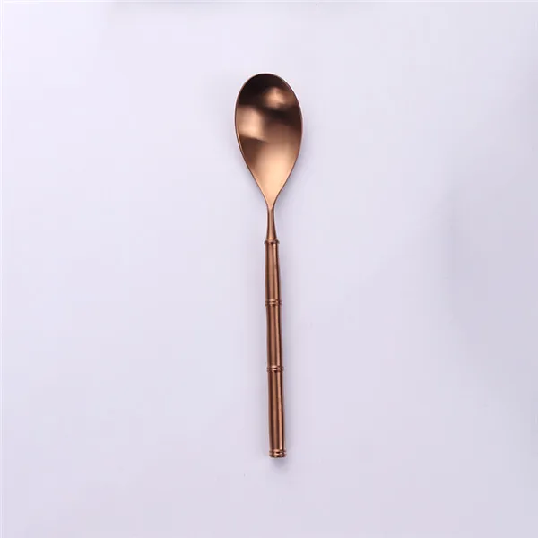 Портативный набор из розовые золотые столовые приборы столовых приборов вилка