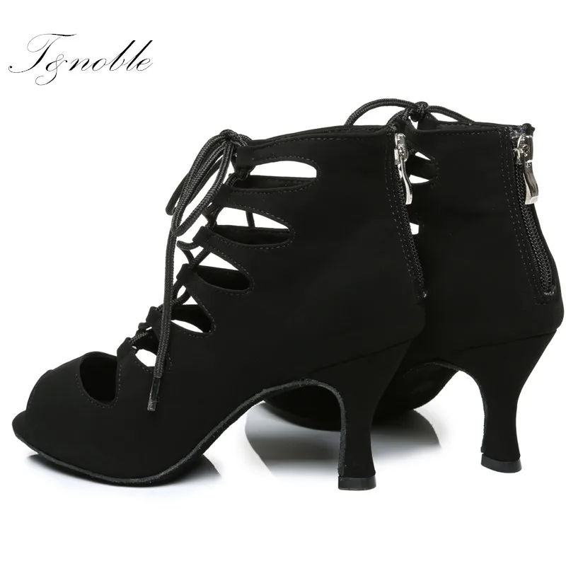 Женские высокие ботинки для латиноамериканских танцев красные фиолетовые