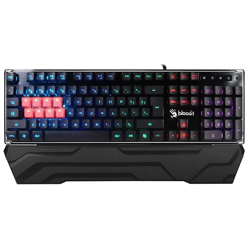 Клавиатура A4 Bloody B3370R черный USB Multimedia for gamer LED|Клавиатуры| |