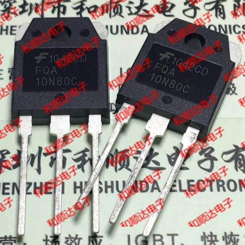 

10pcs/lot FQA10N80C New Spot TO-3P